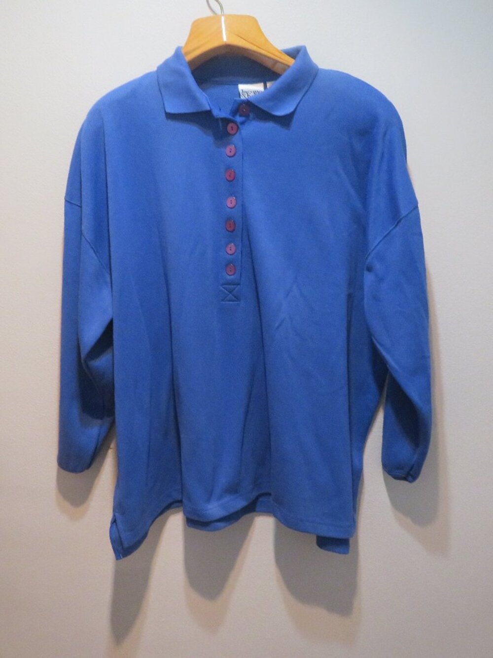 Vintage Jacque and Koko Vintage 1/2 Button Up Ribbed Polo Shirt Size 26-28